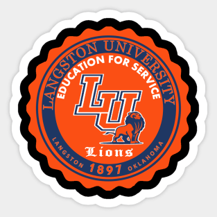 Langston 1897 University Apparel Sticker